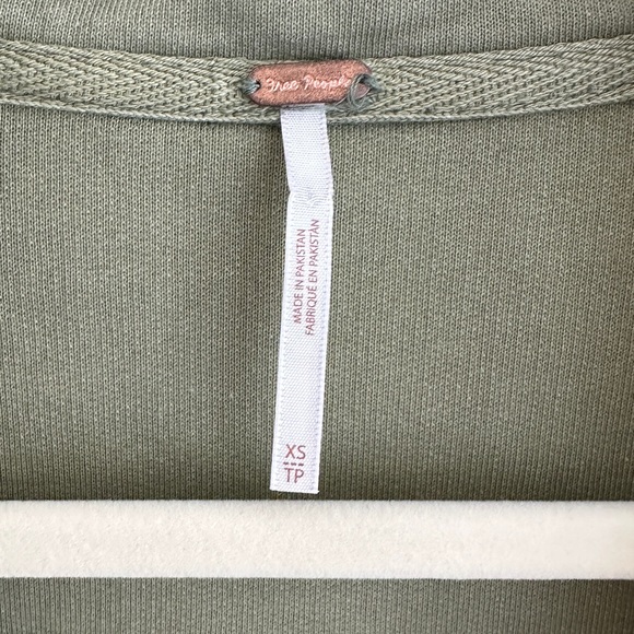 Free People Women’s Ruby Fleece Shirt Jacket, Size XS, Jaded Green - Picture 13 of 16